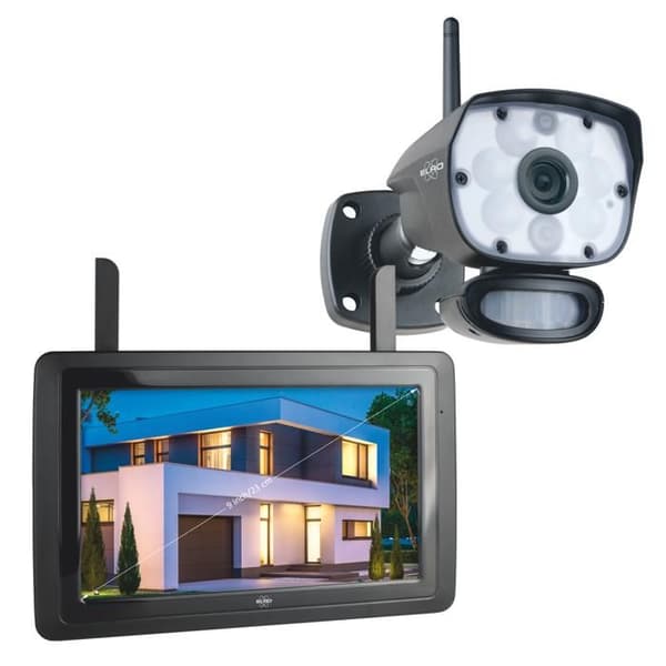 ELRO CZ60RIPS Color Night Vision Surveillance Camera Kit med 9 skärmar och appar - 1080P HD-upplösning