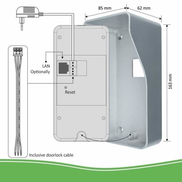 ELRO DVC040IP Trådlöst videointercomsystem 1 kamera(er)