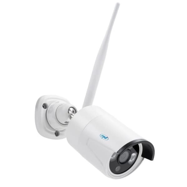 PNI House WiFi 650 Videoövervakningskit - 4 Full HD WiFi P2P-övervakningskameror och 12-tums LCD-skärm