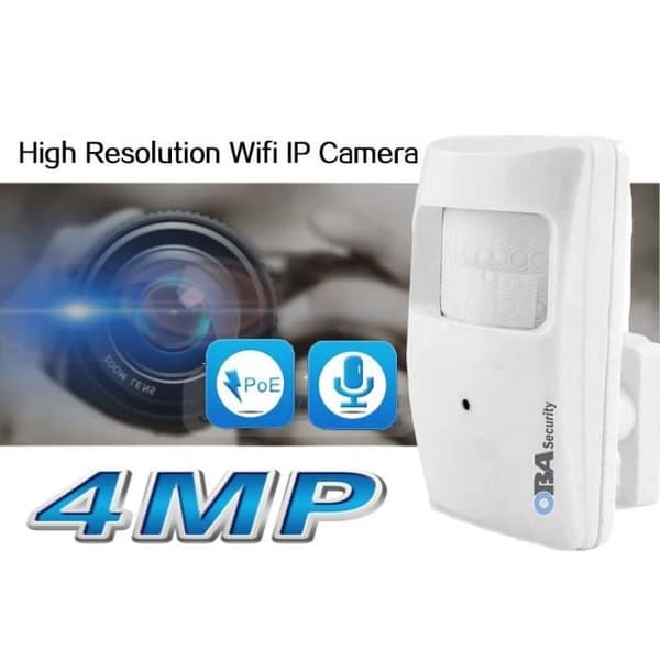 IP-kamera IP-kamera PIR-sensor WiFi Trådlöst Infraröd Stöd Micro SD P2P Gratis