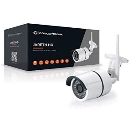 IP-kamera - CONCEPTRONIC - Jareth02W - 1080p - Night vision - Rörelsedetektering Vit
