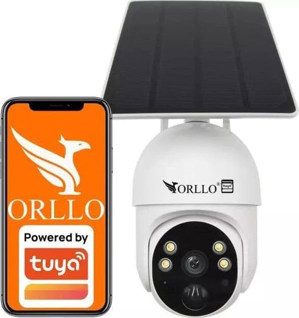 Kamera ip Orllo - 41324 - Trådlös 4G LTE roterande IP-kamera med solpanel TZ1 PRO