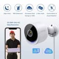 Miniatyrbild 2 av 4: Laxihub O2 - 3MP/2K Ultra HD WiFi-kamera, IP65 vattentät utomhussäkerhets-IP-kamera, automatisk spårning, mörkerseende