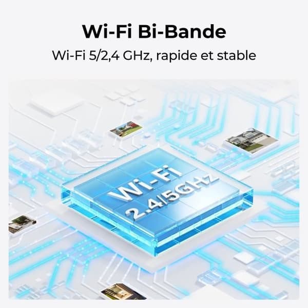 Ulkokamera - REOLINK - B330 - Aurinkopaneeli - Valkoinen