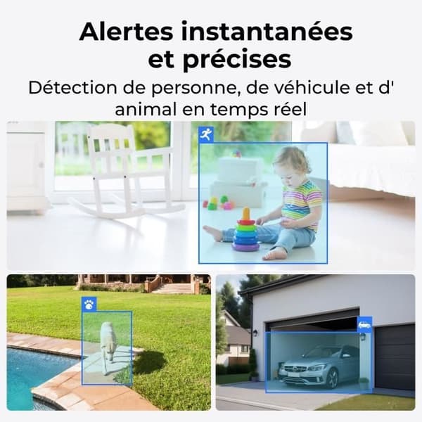 Utomhuskamera - REOLINK - B310 - Solpanel - Vit