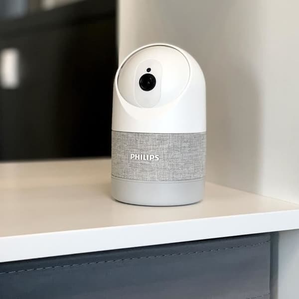 Moottoroitu ja verkkoon kytketty kamera - PHILIPS - 531051 - Sisäkäyttöön - 2K-resoluutio - WelcomeEye Look