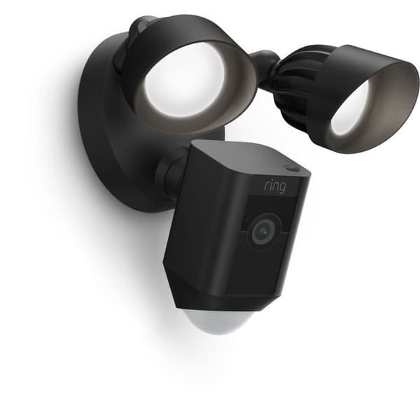 RING Floodlight Wired Plus -valvontakamera - musta - EU
