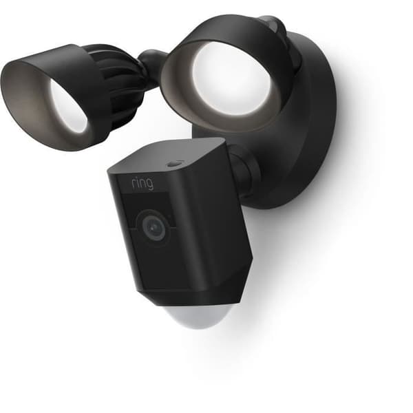 RING Floodlight Wired Plus -valvontakamera - musta - EU