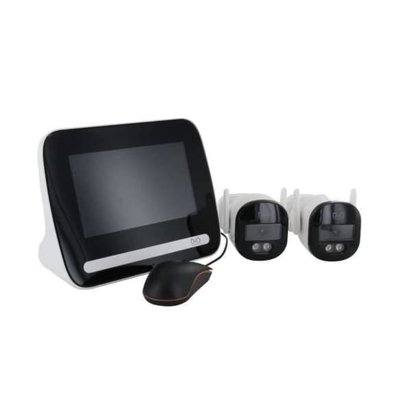 2 trådlösa kameror - DIO CONNECTED HOME - Trådlös LCD/NVR - 7 - 3MP