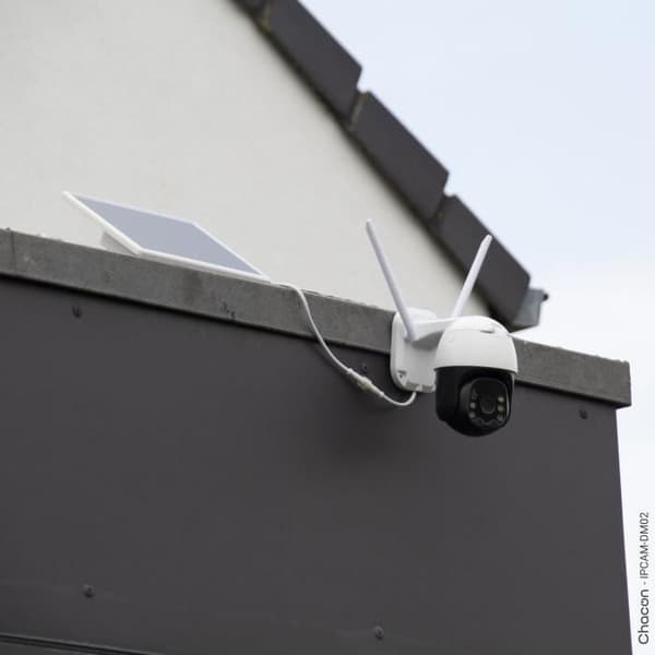 Kamerat aurinkopaneelilla - CHACON - 2-IPCAM-DM02 - Ulkokäyttöön - WiFi