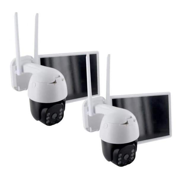 Kamerat aurinkopaneelilla - CHACON - 2-IPCAM-DM02 - Ulkokäyttöön - WiFi
