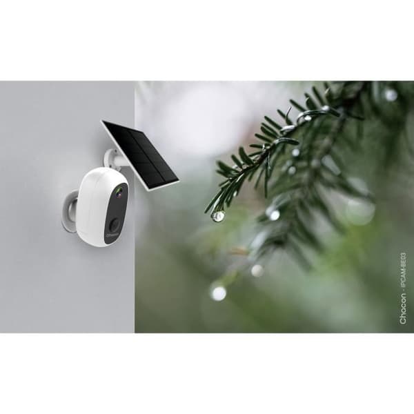 2 kameraer med solpanel - CHACON - 2-IPCAM-BE03-PS - Udendørs - WiFi