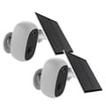 Miniatyrbillede 1 af 5: 2 kameraer med solpanel - CHACON - 2-IPCAM-BE03-PS - Udendørs - WiFi