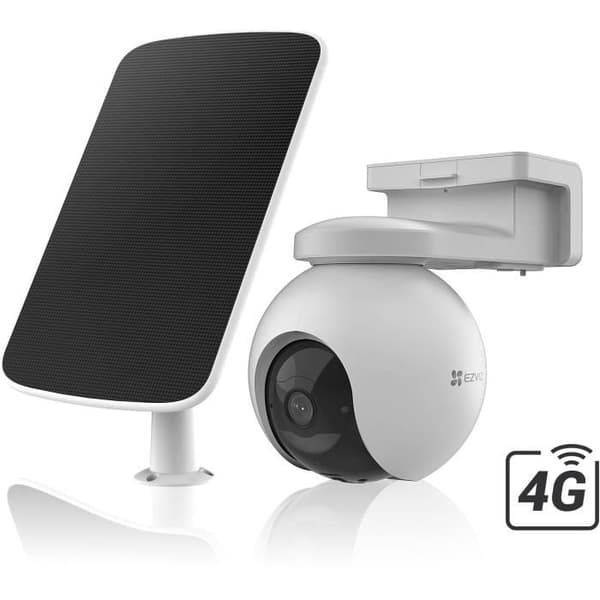 Motoriserad utomhuskamera - EZVIZ - HB8 2K - 10400mAh batteri - Färg mörkerseende - AI-detektion - 360°