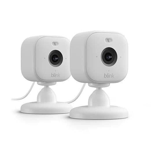 Mini 2 kamera - 2-Cam - BLINK HEM SÄKERHET - Vit - EU Vit