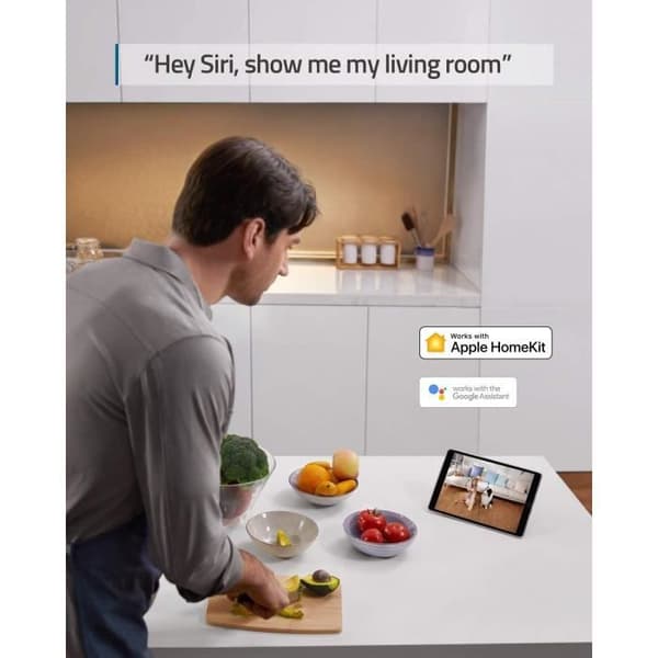 Eufy - 2K Pan and Tilt Security Camera - EufyCam Indoor