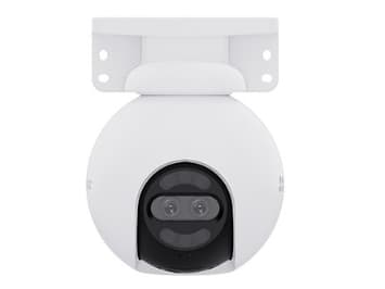 EZVIZ H80x Dual 4K Pan & Tilt Wi-Fi-kamera. Farverigt nattesyn under ultralavt lys. Tovejs tale. Vejrbestandigt design. Vit