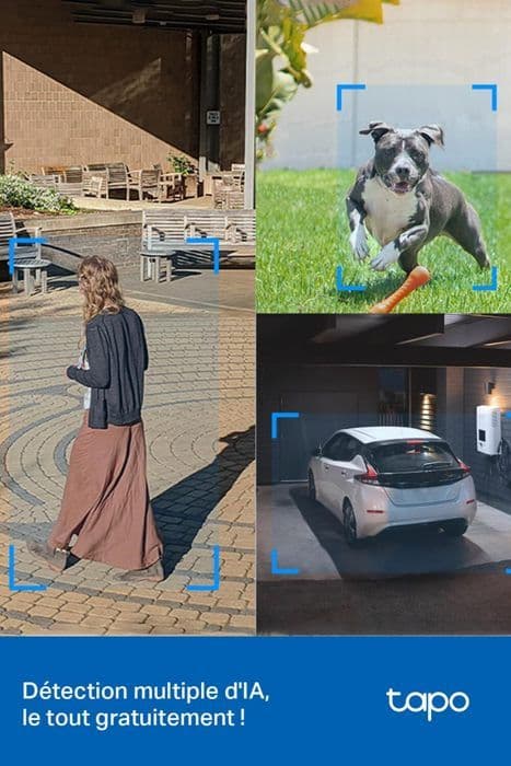 Övervakningskamera - Tapo - C520WS - PTZ - Starlight färg mörkerseende - Persondetektering