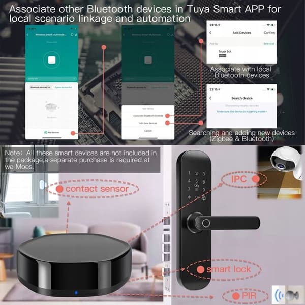 Passerelle Multimode Zigbee - ARHATREYA - Bluetooth - Infraröd - WiFi Intelligent