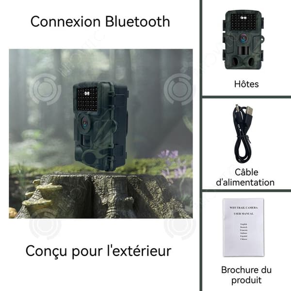 INN Kamera 32 megapixlar HD-bildtagning Infraröd nattsyn Bluetooth-anslutning Professionell vattentålighet Effektiv