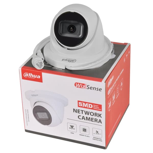 Dahua IP Kamera, 4MP Opløsning, Vandtæt Design,2,8 mm, 4MP Hvid Farve