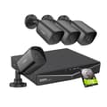Miniatyrbillede 1 af 2: SANNCE 5MP Sikkerhedskamera System, Nattesyn op til 100ft, IP66 Vandtæt Rating,4PCS 1TB