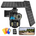 Miniatyrbillede 4 af 4: 4G SIM-kort Solkamera, 8MP Høj Opløsning, Vandtæt Design,8MP 64G -kort, EU -stik