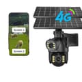 Miniatyrbillede 1 af 4: 4G SIM-kort Solkamera, 8MP Høj Opløsning, Vandtæt Design,8MP 64G -kort, EU -stik