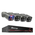 Miniatyrbillede 1 af 2: Overvågningskamera system, 8CH NVR, 5MP opløsning,8ch 4pcs 8MP kamera, Ingen indbygget HD