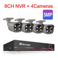Miniatyrbillede 2 af 2: Overvågningskamera system, 8CH NVR, 5MP opløsning,8ch 4pcs 5MP kamera, 3T build-in HDD