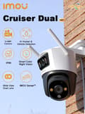 Miniatyrbillede 2 af 2: IMOU Cruiser Dual 8MP Kamera, 1080P Full HD, AI Menneskeopdagelse,Cruiser Dual 8MP, 3,6 mm, EU-stik