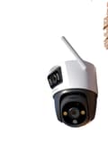 Miniatyrbillede 1 af 2: IMOU Cruiser Dual 8MP Kamera, 1080P Full HD, AI Menneskeopdagelse,Cruiser Dual 8MP, 3,6 mm, EU-stik