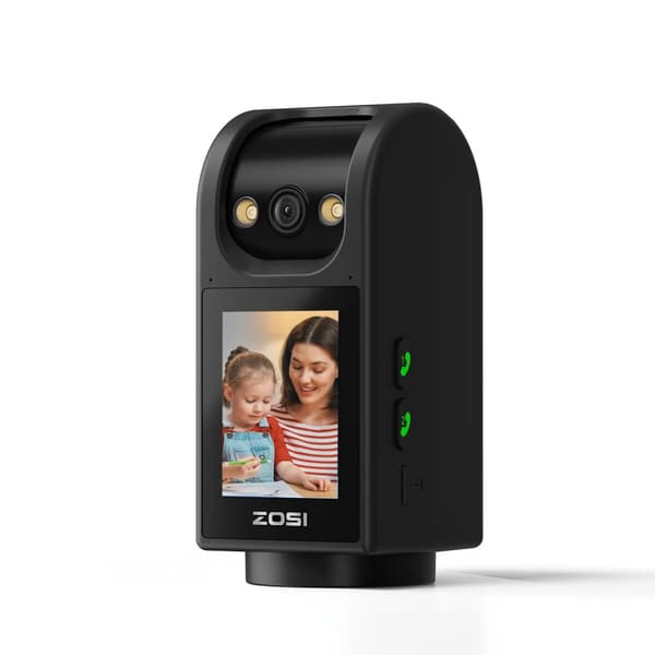 ZOSI Sikkerhedskamera, 2,8-tommer HD-skærm, 360° panorering og vipning,C528M 4MP