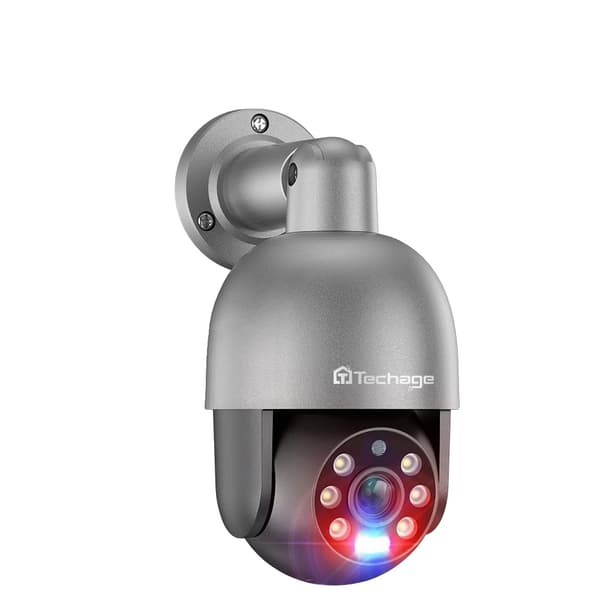 IP-kamera, 5MP opløsning, fuldfarve natvision, tovejs lyd,Eu stik, 1PCS 5MP Kamera