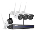 Miniatyrbild 1 av 2: WiFi-videoövervakningssystem, 3MP-kameror, 5MP inspelningsupplösning,4st -kameror, 2t