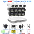 Miniatyrbillede 2 af 2: Trådløst sikkerhedskamerasystem, 6MP dual linse, tovejskommunikation,Ingen, 8CH NVR og 8 CamB