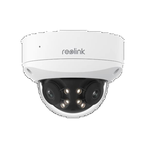 Reolink Dual-Lens PoE Sikkerhedskamera, 180° Synsfelt, 4K Opløsning,8 MP kamera