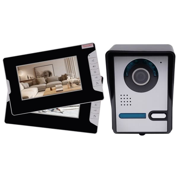 Echo Ring Dørklokke, Nattesyn, To-vejs Intercom, Justerbar Kamera