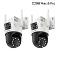 Miniatyrbillede 2 af 2: ZOSI WiFi PTZ Sikkerhedskamera, 8MP Opløsning, Dual-Lens Teknologi,C298 Max og Pro