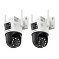 Miniatyrbillede 1 af 2: ZOSI WiFi PTZ Sikkerhedskamera, 8MP Opløsning, Dual-Lens Teknologi,C298 Max og Pro