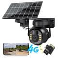 Miniatyrbillede 1 af 4: Neye Outdoor 8MP Solkamera, 4G Forbindelse, Farve Natvision,8MP Tilføj 64G, Eu stik