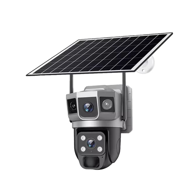 12MP WiFi PTZ Solkamera, Farve Nattesyn, To-Vejs Lyd,WIFI