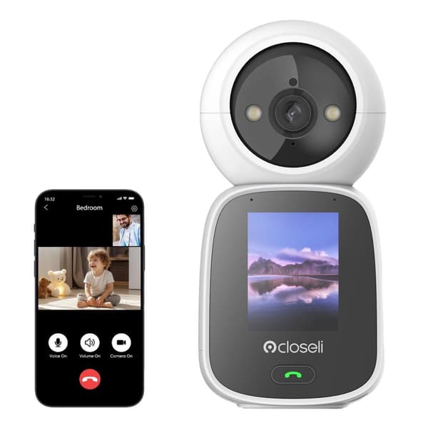 Wi-Fi-videopuhelukamera, 5MP HD -resoluutio, värillinen yönäkö,CL200, EU-pistoke, 3,6 mm