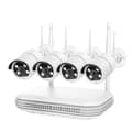 Miniatyrbillede 1 af 2: Trådløst sikkerhedskamerasystem, 5MP opløsning, tovejskommunikation,4CH 4stk Kamera 5MP