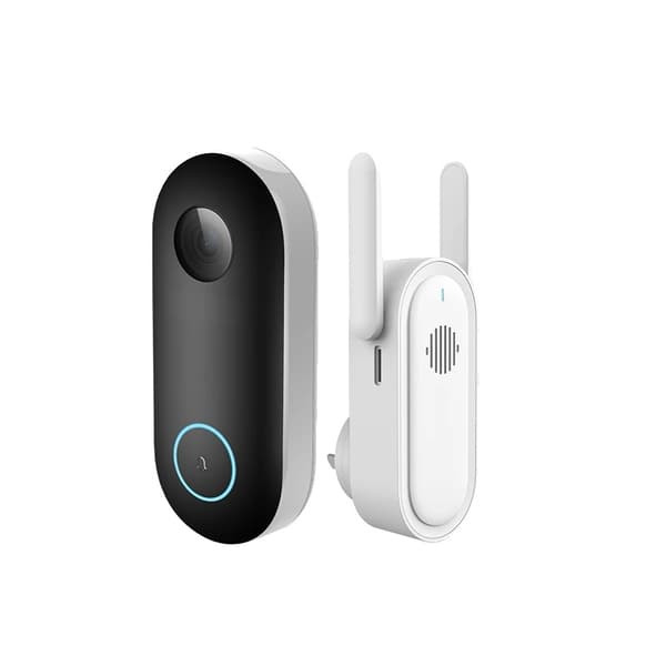 Smart videodörrklocka, 2,5K upplösning, 150° synfält,Doorbell Lägg till gateway, EU