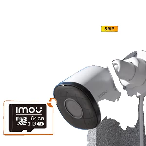 IMOU Bullet -kamera, 1080P HD, IP67 vesitiivis,2,8 mm-64 g, EU -pistoke