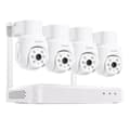 Miniatyrbillede 1 af 2: 5MP WiFi CCTV Kamera System, Farve Natvision, AI Person Detektion,5MP 4PCS Kameraer, 1T