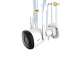 Miniatyrbillede 1 af 2: Sikkerhedsudendørs kamera, 4MP opløsning, AI menneskedetektion,Kugle 2c 4mp 3,6 mm, 3,6 mm, EU -stik