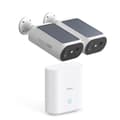 Pikkukuva 2 / 2: AOSU Langaton Kamerajärjestelmä, 3MP Resoluutio, Aurinkovoimalla Toimiva,Eu plug in Finnish is "Eu-plugi", 2 kpl setti