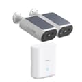 Pikkukuva 1 / 2: AOSU Langaton Kamerajärjestelmä, 3MP Resoluutio, Aurinkovoimalla Toimiva,Eu plug in Finnish is "Eu-plugi", 2 kpl setti